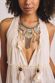 SILVER GODDESS NECKLACE