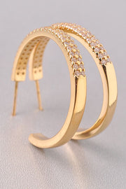GOLD BANGLE EARRINGS