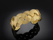 LADIES BRASS BRAIDED BRACELET