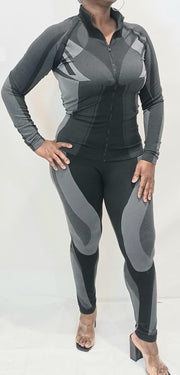 LADIES ACTIVE SEAMLESS JOGGER SET