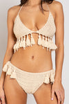 Sweater Bra with Tassel