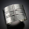 LADIES SILVER PLATED CUFF BRACELET
