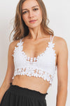 FLORAL LACE BRALETTE TOP