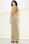 TOKYO LADIES BACK CUTOUT MAXI DRESS