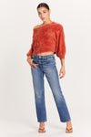 LADIES CHIC CROP TOP SWEATER